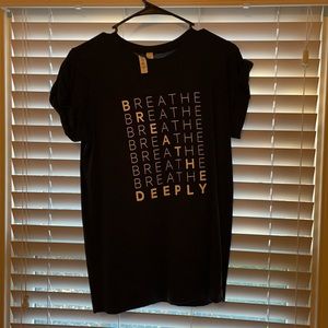 Rare breathe deeply lululemon shirt! Size 4
